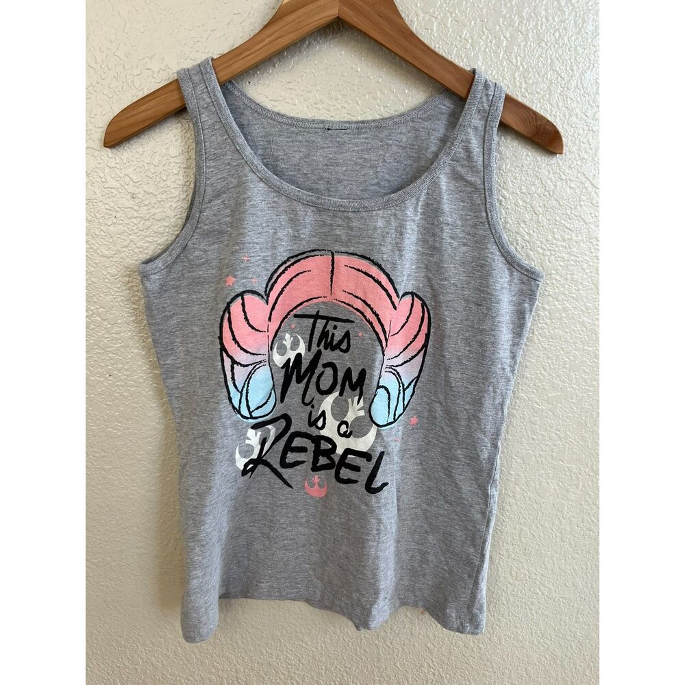 Princess‎ Leia Mom Rebel Shirt Gray Small
